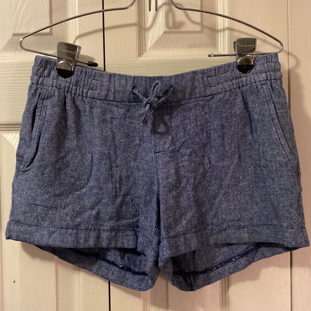 Old Navy Linen Chambray Shorts- Size Small